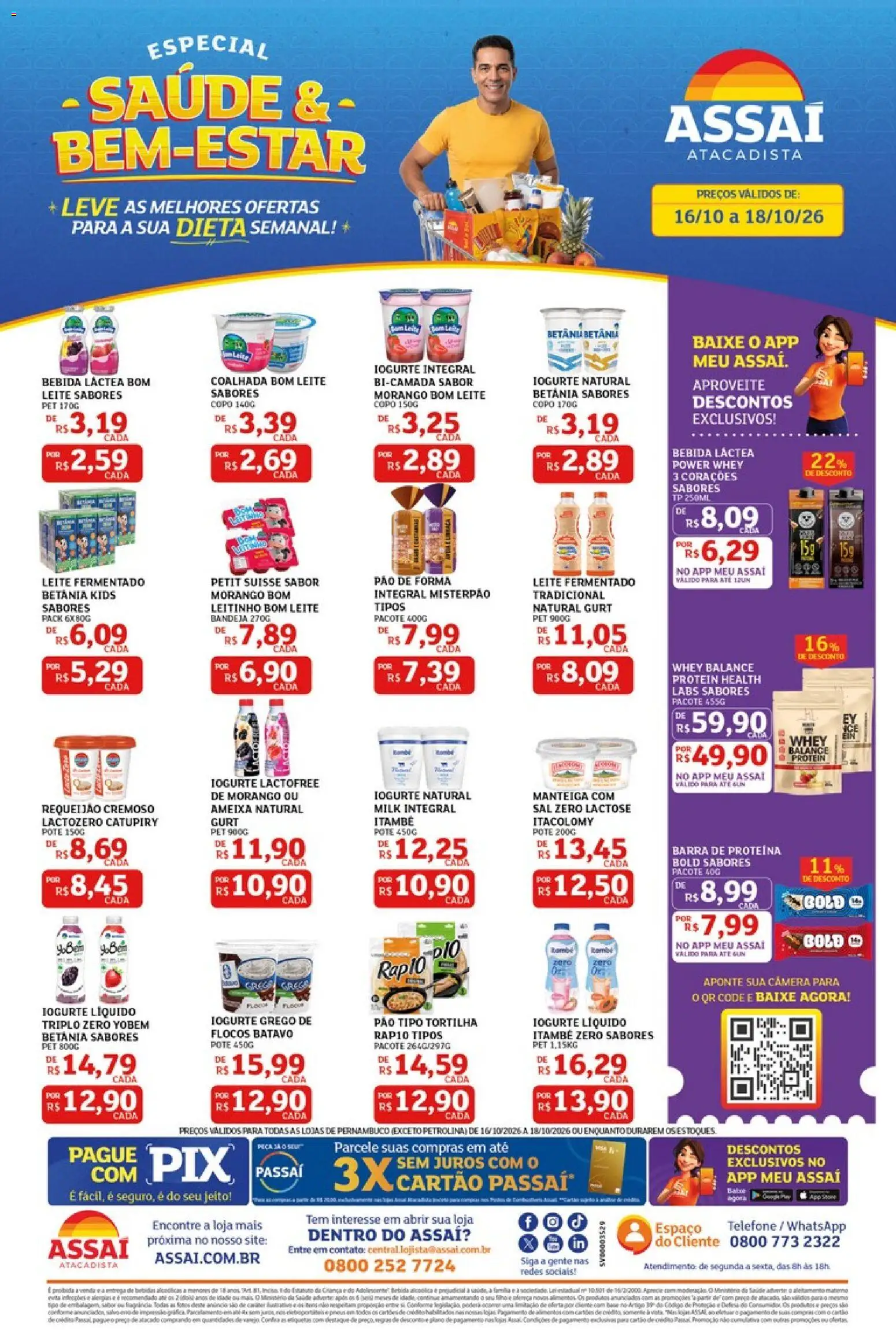 Pré-Visualização do folheto "Assaí Atacadista ofertas - PE" da loja Assaí Atacadista válido a partir de 16/10/2026