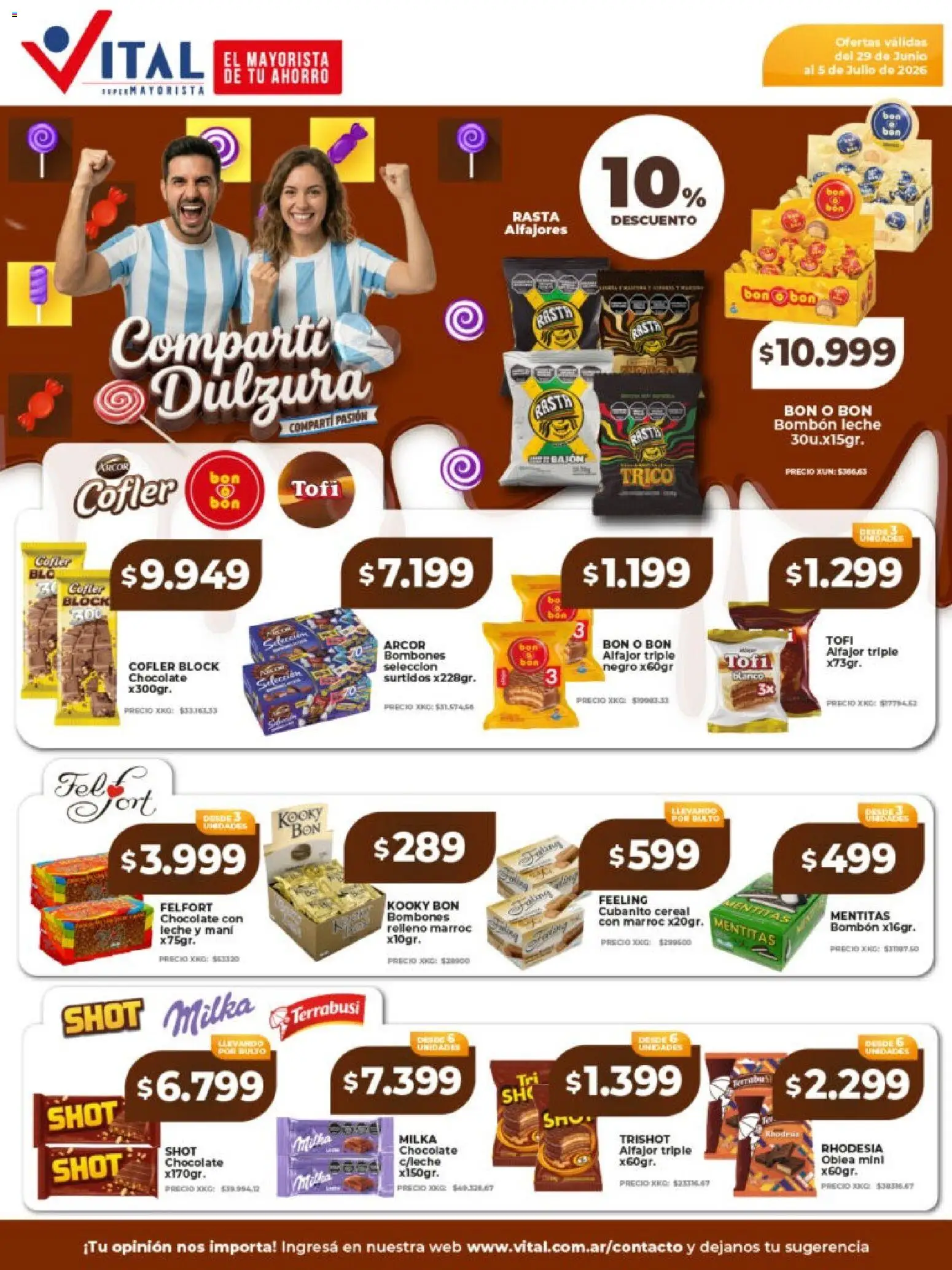 Vista previa del folleto de la tienda Vital válido desde el 29/06/2026 