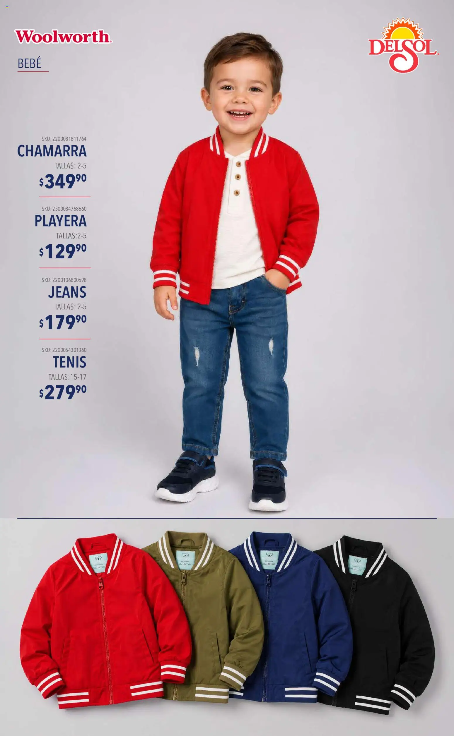 Vista previa las ofertas de la tienda Del Sol y Woolworth - Del Sol y Woolworth catálogo Moda Esenciales desde el 10/09/2026 