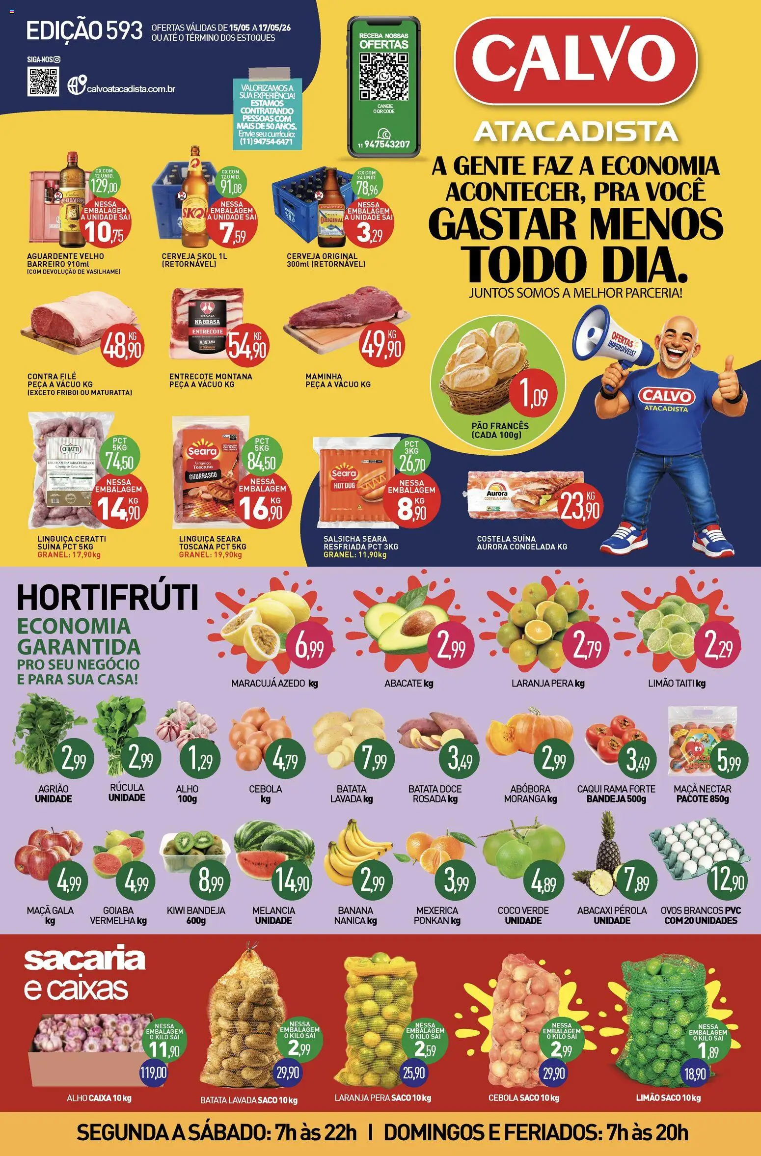 Pré-Visualização do folheto "Calvo Atacadista - Ofertas da semana" da loja Calvo Atacadista válido a partir de 15/05/2026