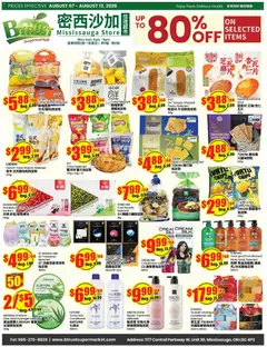 Preview of leaflet Btrust Supermarket weekly flyer - Mississauga from shop Btrust Supermarket is valid from Aug 07, 2026