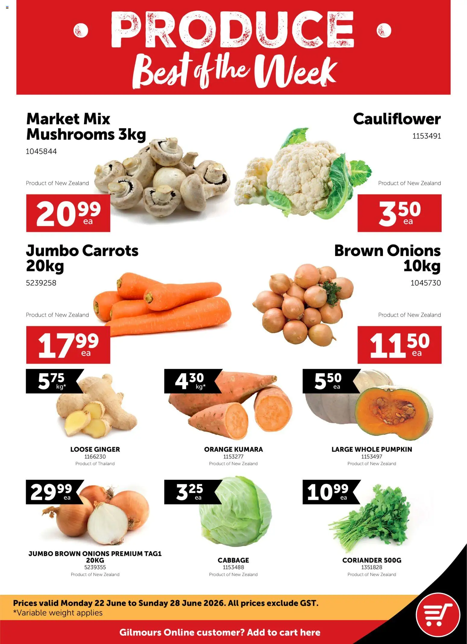 Preview of catalogue Gilmours catalogue from shop Gilmours valid 29 Jun 2026