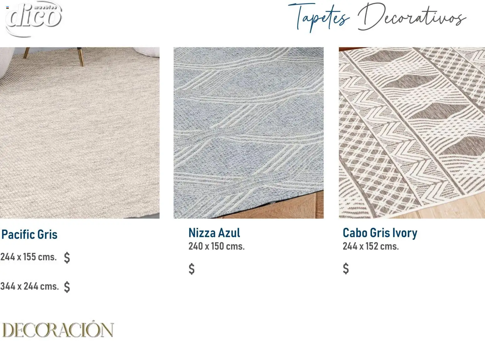 Vista previa las ofertas de la tienda Muebles Dico - Catálogo Decoración desde el 09/12/2025 