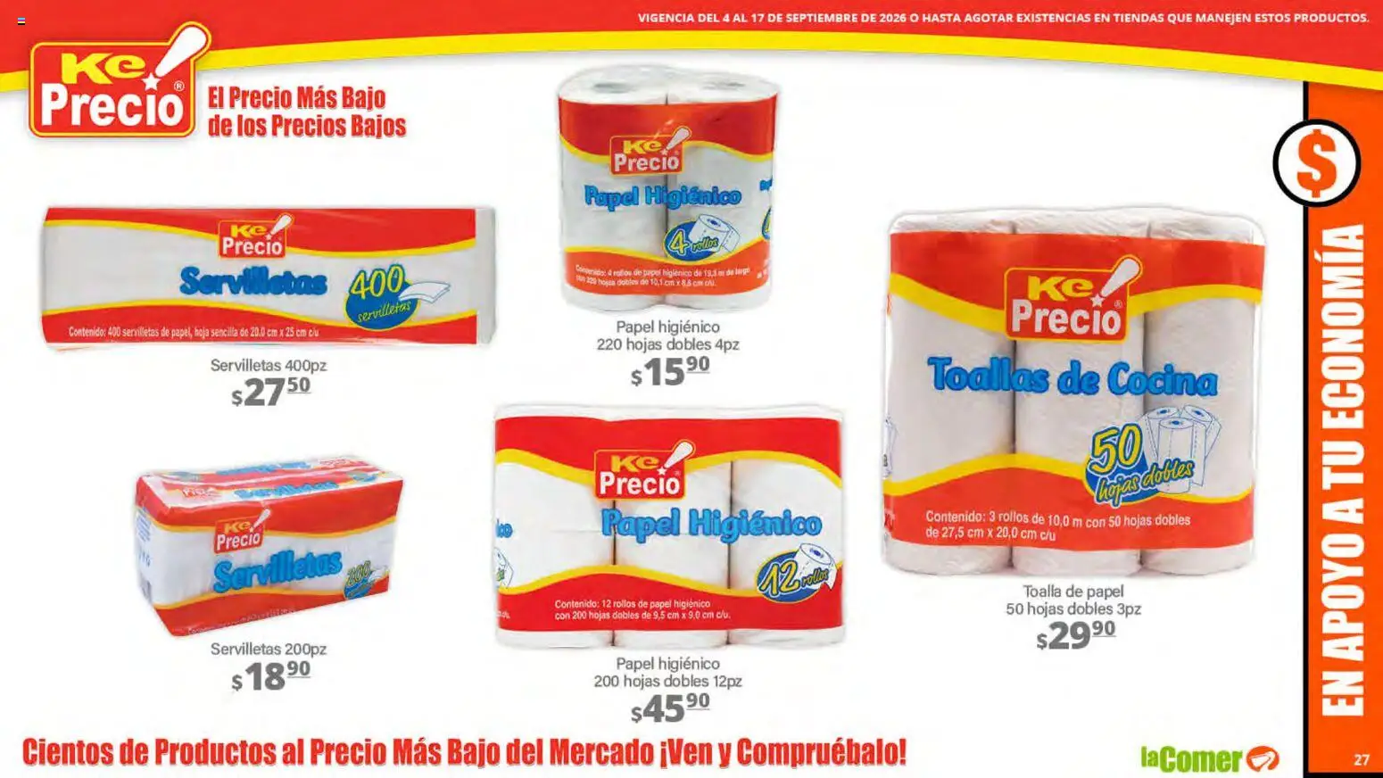 Vista previa las ofertas de la tienda La Comer - La Comer folleto desde el 04/09/2026 