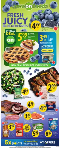 Un aperçu du dépliant Save on foods weekly flyer / circulaire du magasin Save on foods est valide à partir 23 juill. 2026