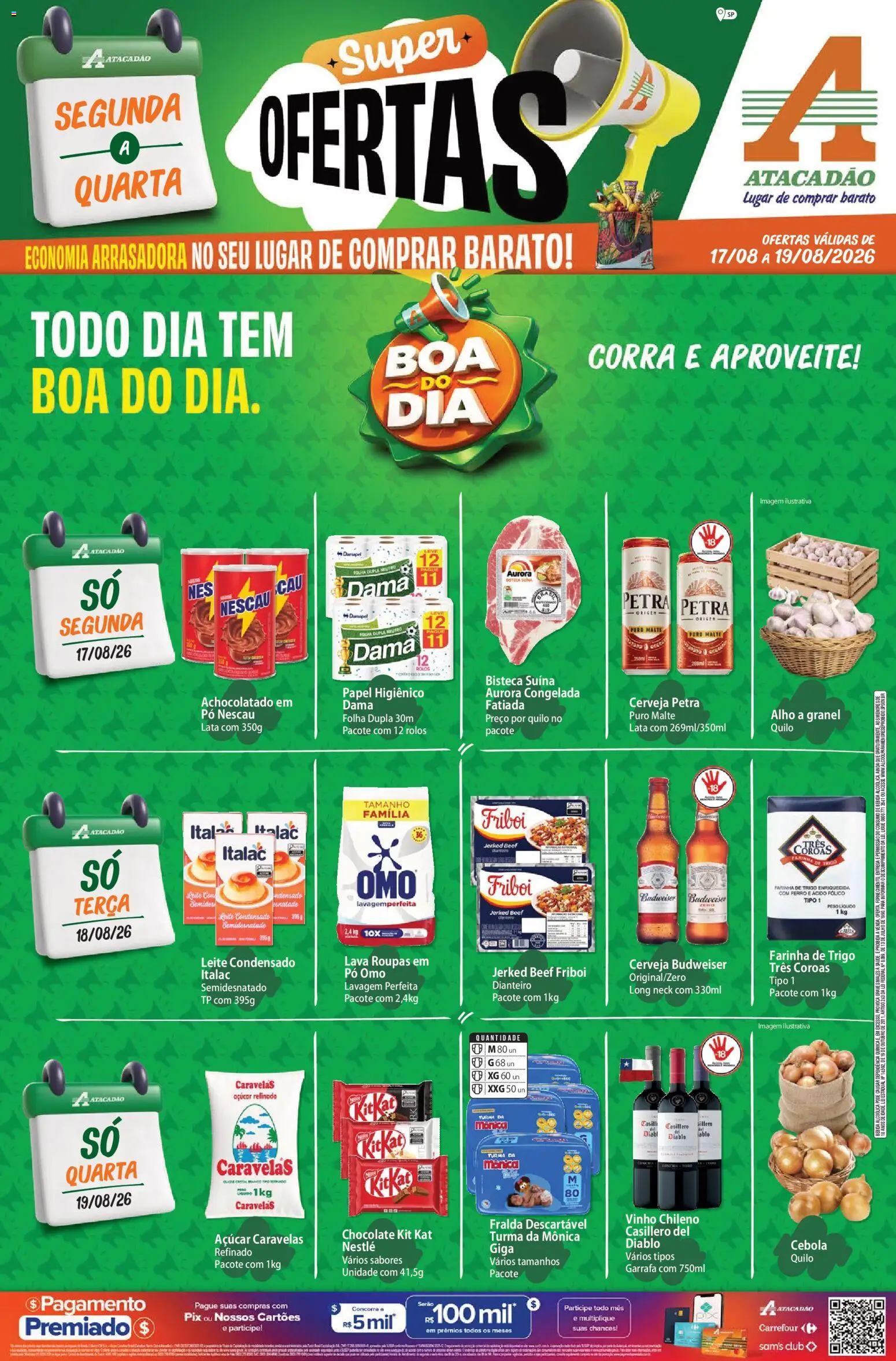 Pré-Visualização do folheto "Atacadão ofertas - SP" da loja Atacadão válido a partir de 17/08/2026