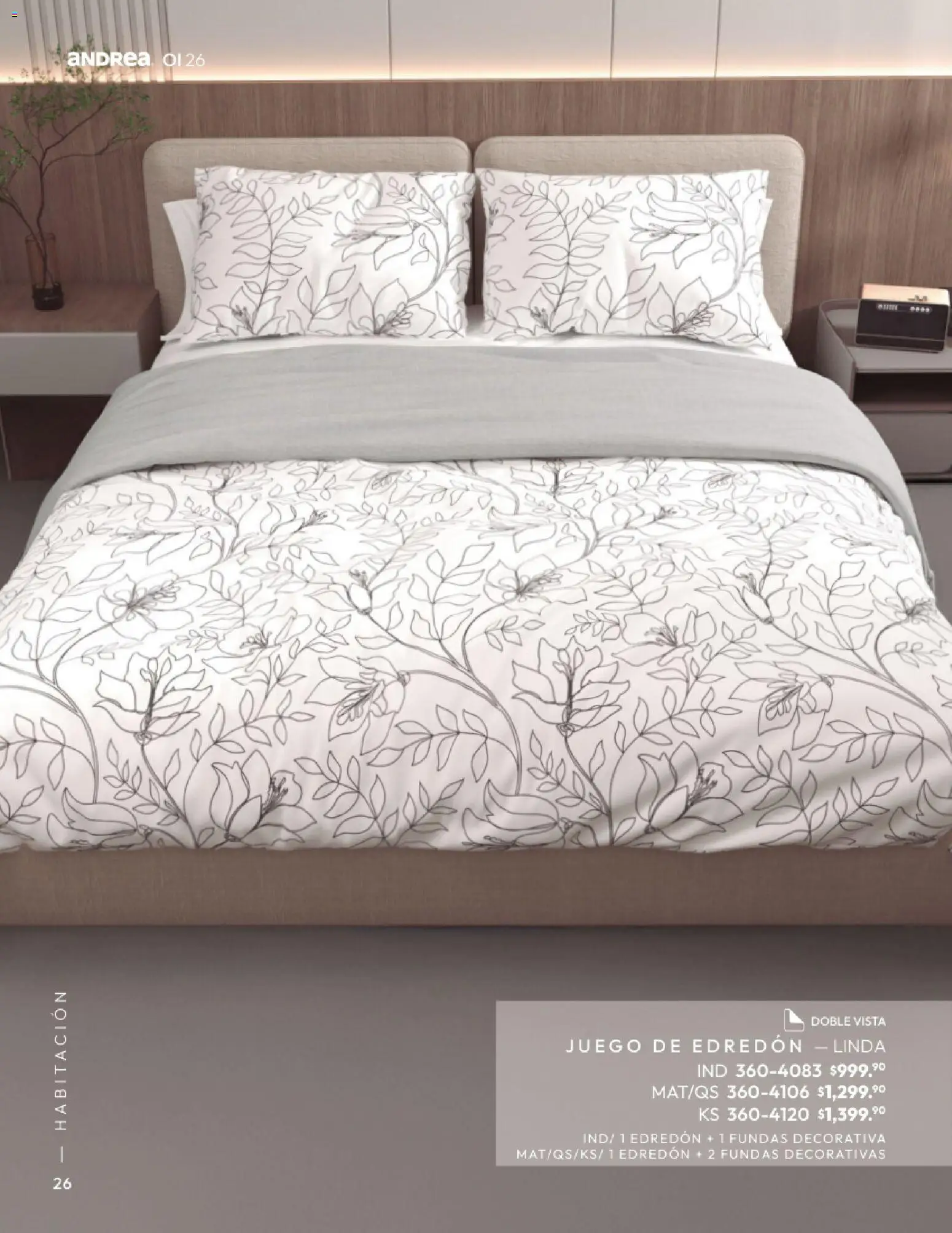 Vista previa las ofertas de la tienda Andrea - Andrea catálogo Home desde el 01/09/2026 