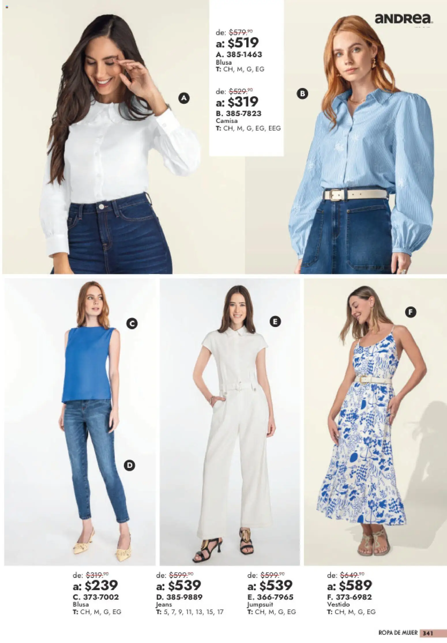 Vista previa las ofertas de la tienda Andrea - Andrea catálogo Outlet desde el 26/07/2026 