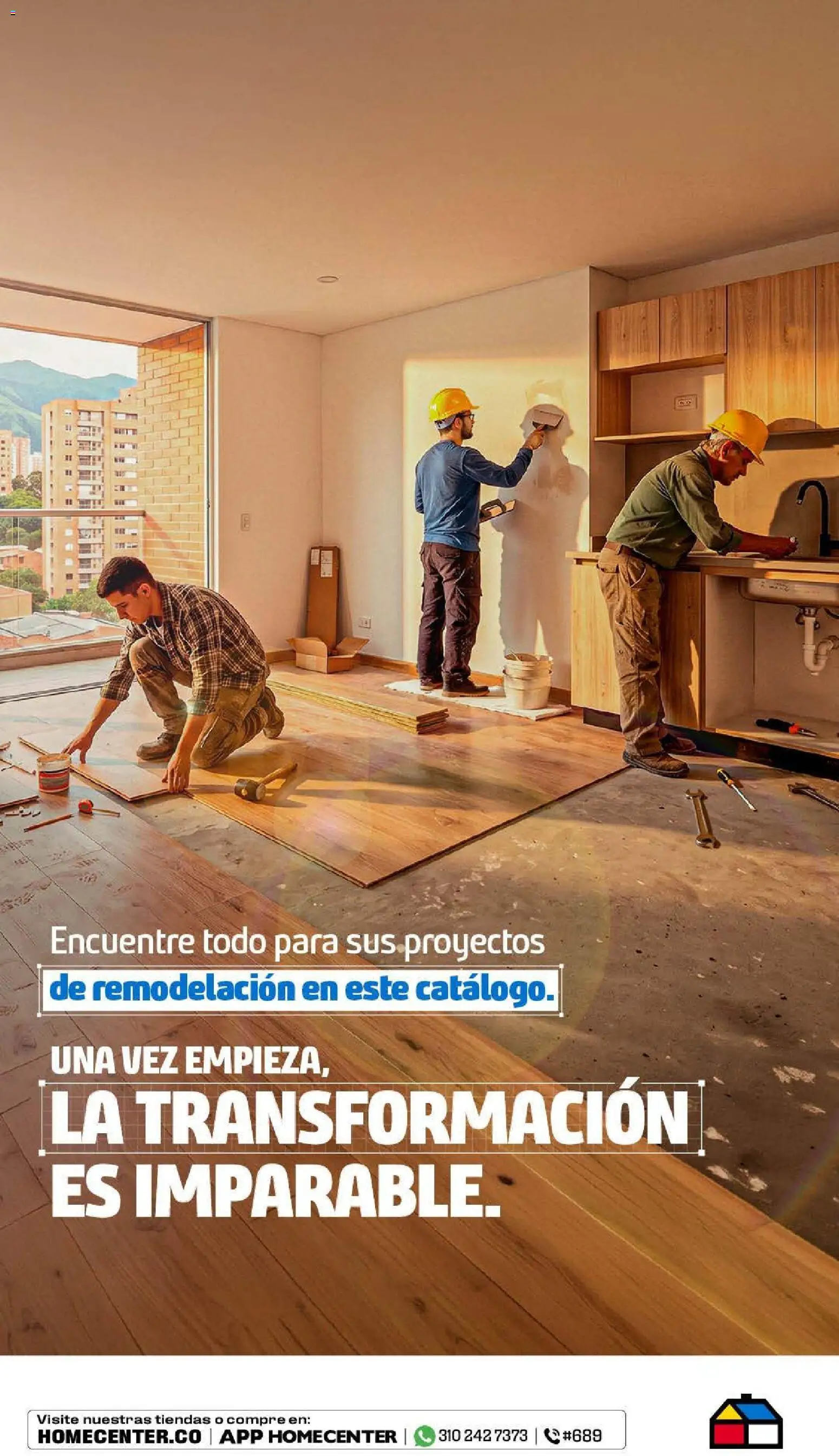  Vista previa del prospecto Homecenter catálogo La transformación es imparable del almacen Homecenter válida del 08/09/2026 al 23/10/2026