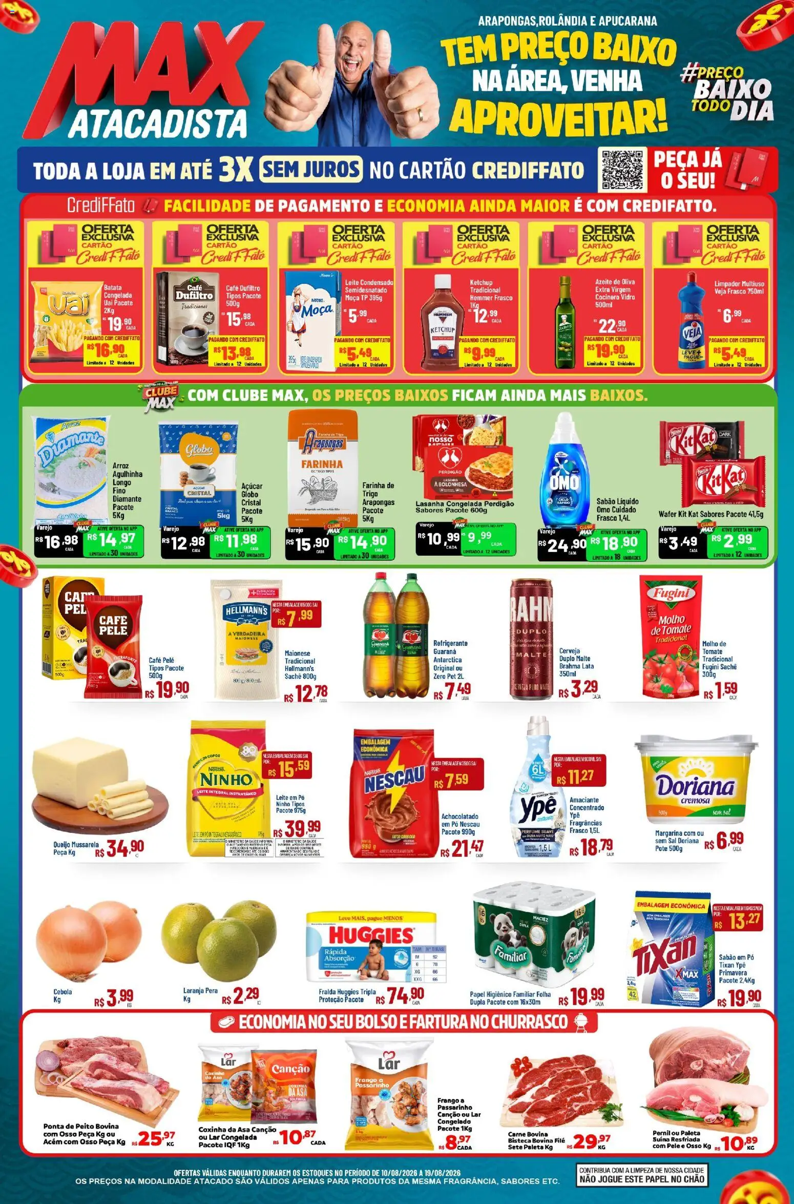 Pré-Visualização do folheto "Max Atacadista - Ofertas da semana" da loja Max Atacadista válido a partir de 10/08/2026