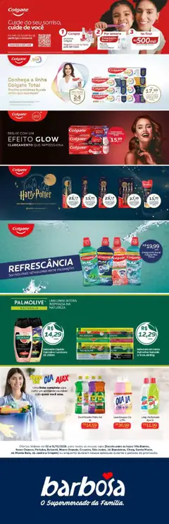 Pré-Visualização do folheto "Barbosa Supermercados ofertas Colgate" da loja Barbosa Supermercados válido a partir de 02/10/2026