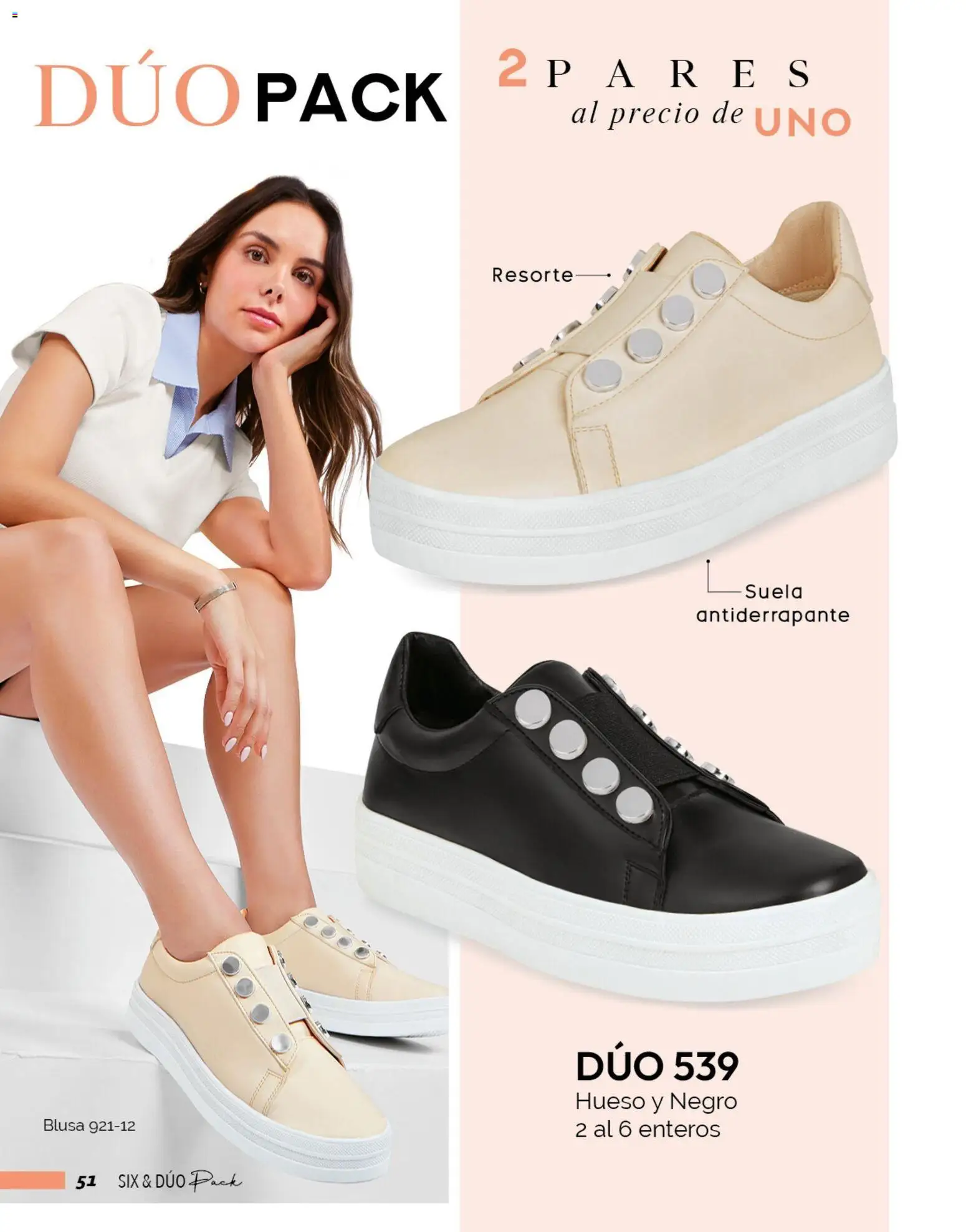Vista previa las ofertas de la tienda Cklass - Catálogo Six & Dúo pack desde el 02/01/2026 - Blusa