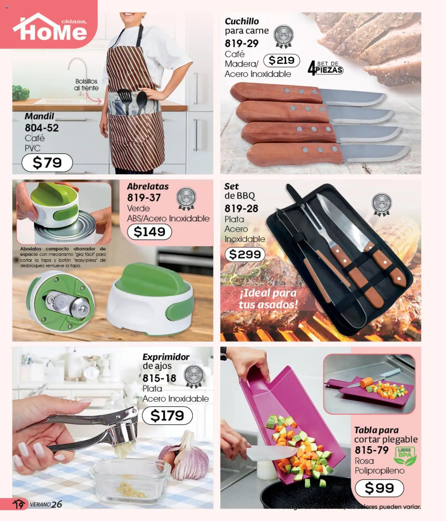 Vista previa las ofertas de la tienda Cklass - Cklass catálogo Verano Handbags desde el 05/03/2026 - Café, Carne, Exprimidor, Cuchillo