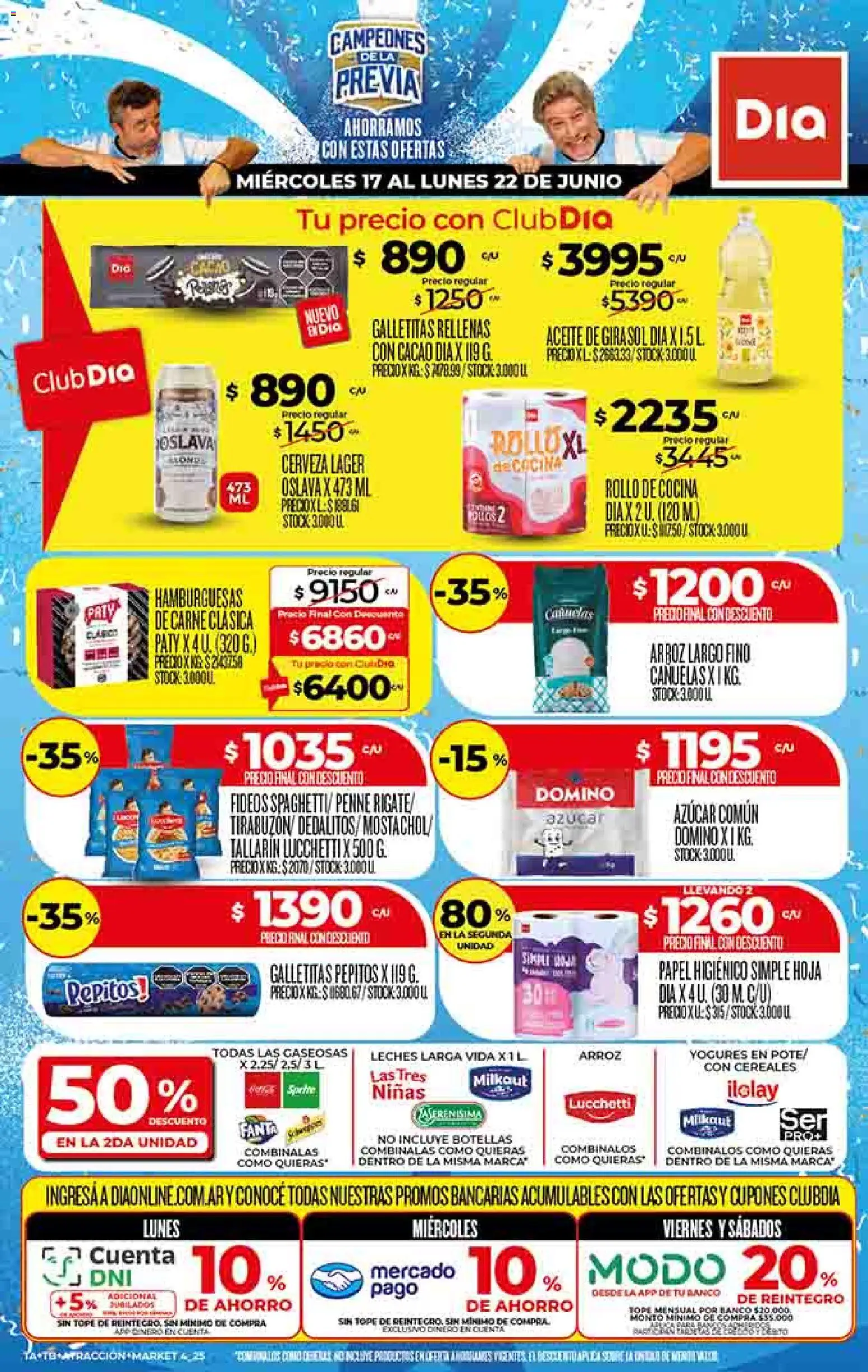 Vista previa del folleto de la tienda Dia válido desde el 17/06/2026 