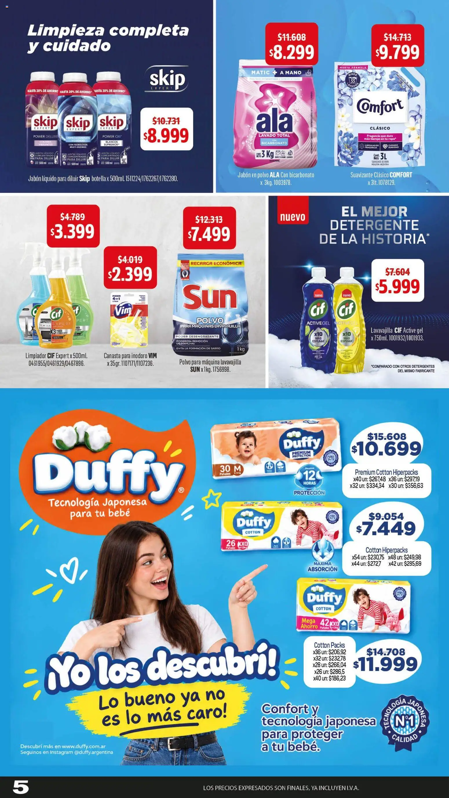 Vista previa del folleto de la tienda Makro válido desde el 01/10/2026 - Ropa, Pañales, Botella, Jabón, Canasta, Cápsulas, Polvo, Jabón en polvo