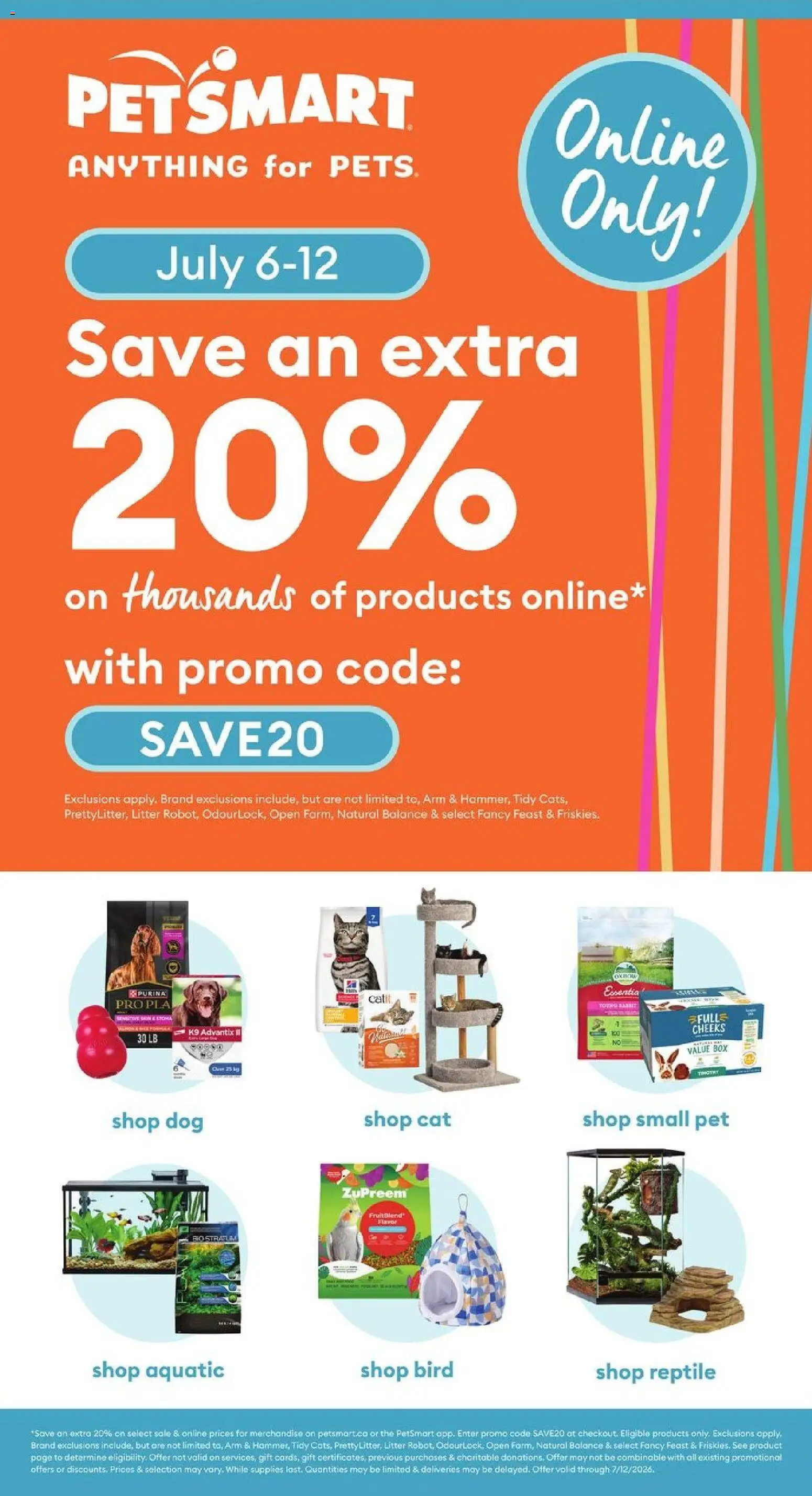 Preview of leaflet Petsmart - Weekend Flyer from shop Petsmart is valid from Jul 06, 2026 - Box