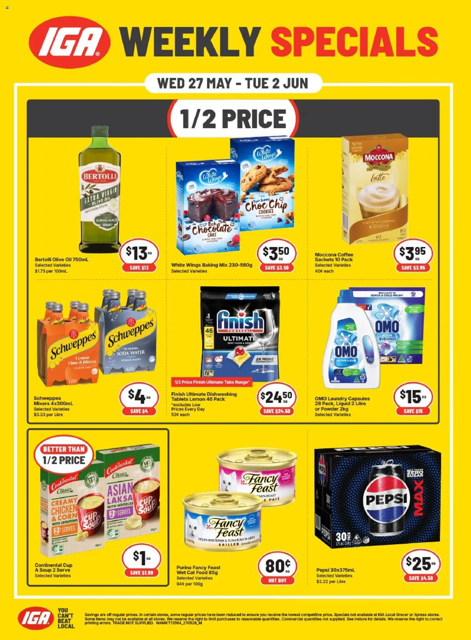 Preview of catalogue IGA catalogue Weekly special WA from shop IGA valid 27/05/2026