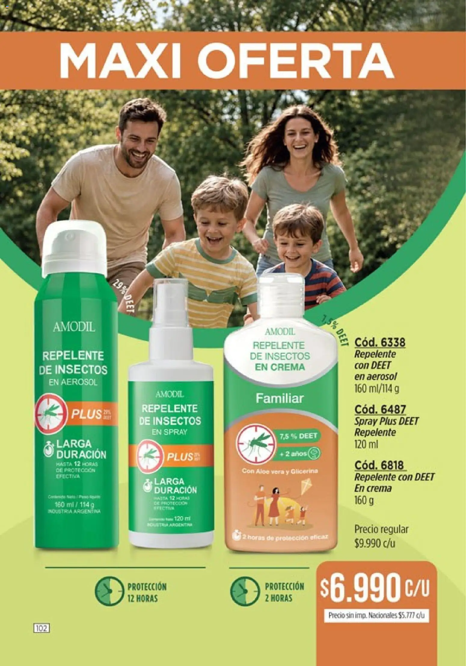 Vista previa del folleto de la tienda Amodil válido desde el 01/10/2026 - Aloe Vera, Crema, Repelente, Repelente de insectos