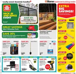 Un aperçu du dépliant Home Hardware weekly flyer / circulaire du magasin Home Hardware est valide à partir 4 juin 2026