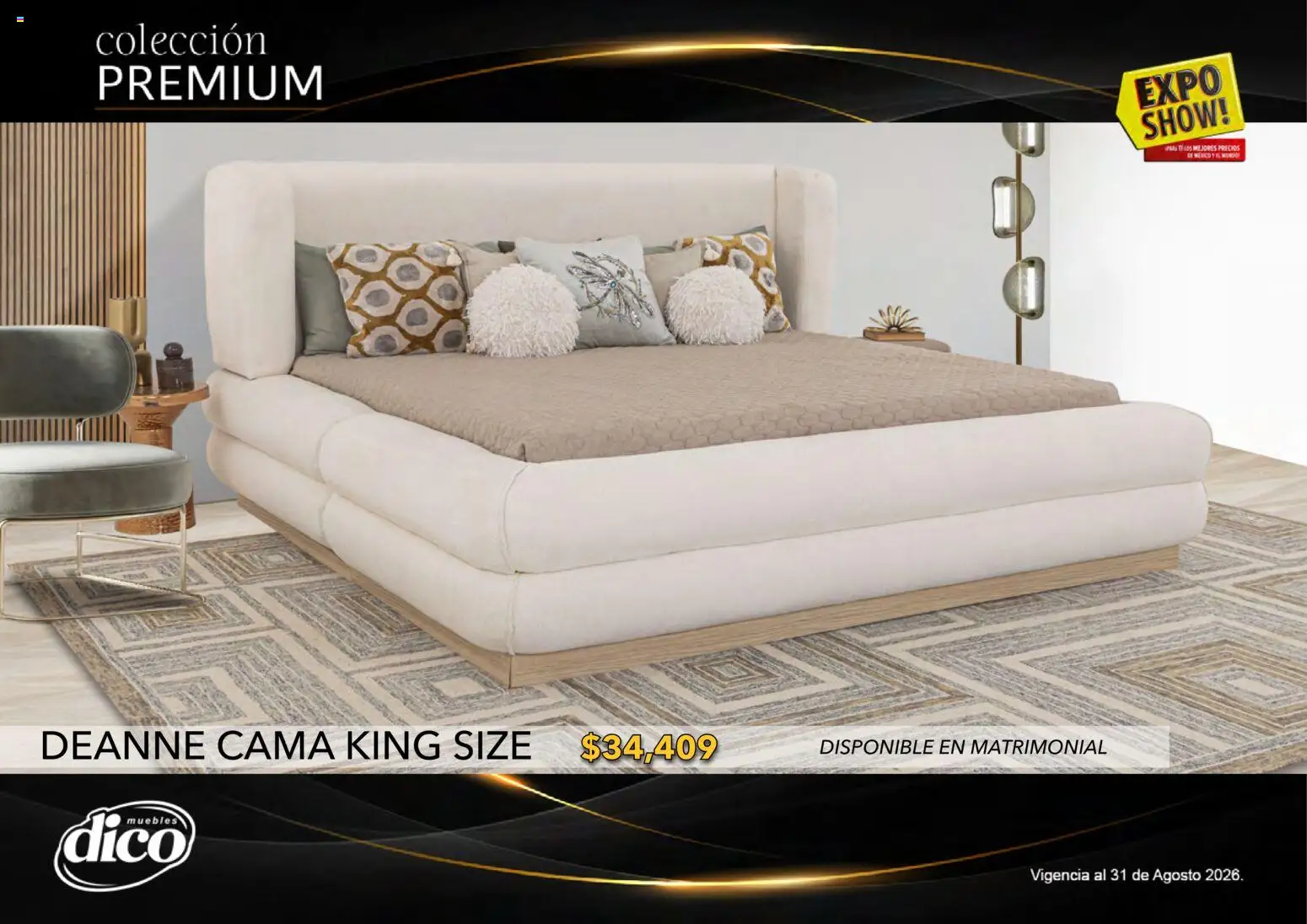 Vista previa las ofertas de la tienda Muebles Dico - Muebles Dico catálogo Colección Premium desde el 01/08/2026 
