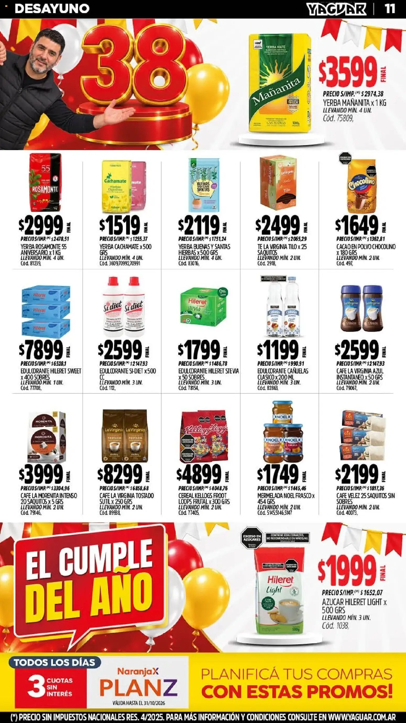 Vista previa del folleto de la tienda Yaguar válido desde el 26/10/2026 