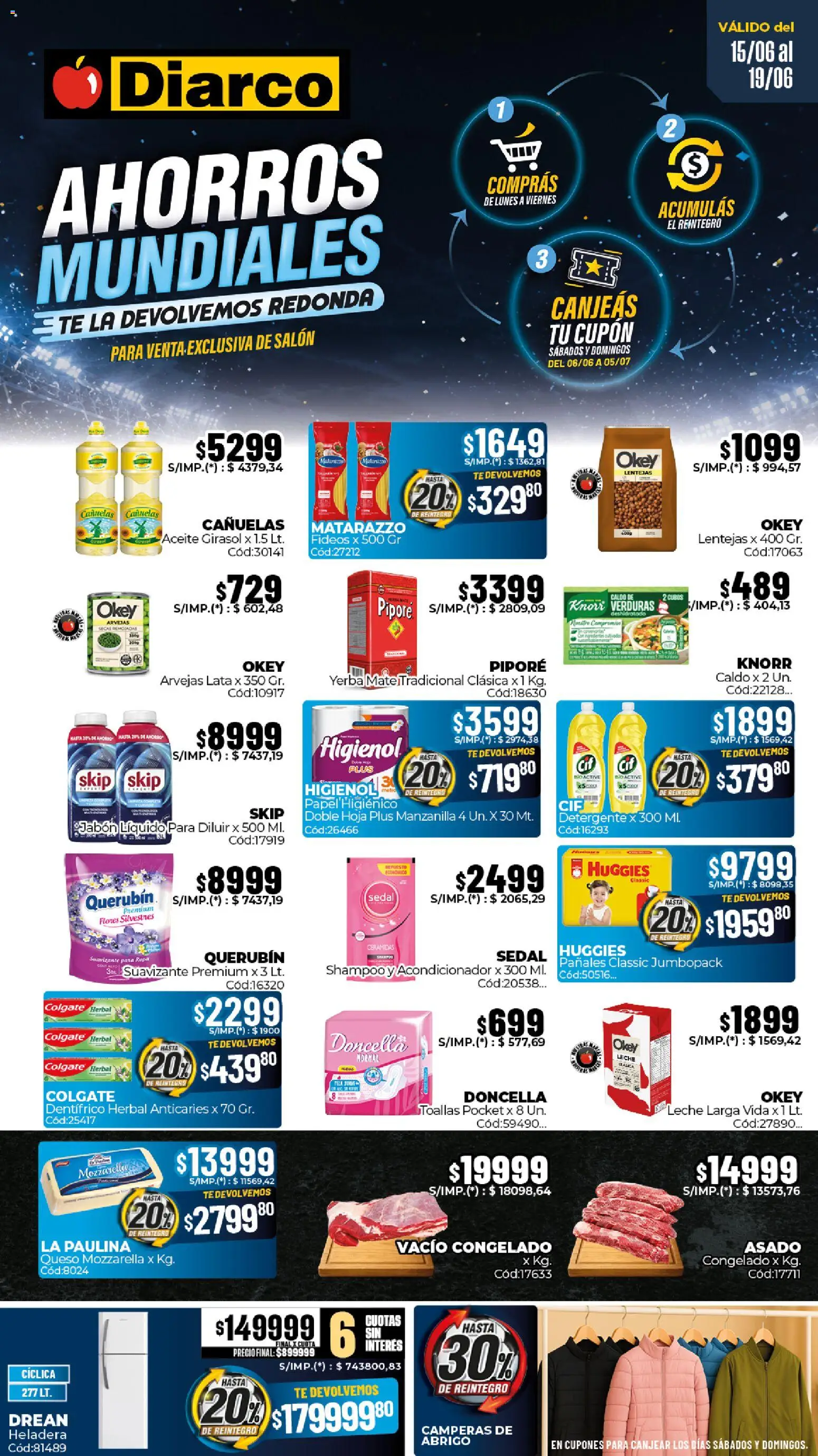 Vista previa del folleto de la tienda Diarco válido desde el 15/06/2026 
