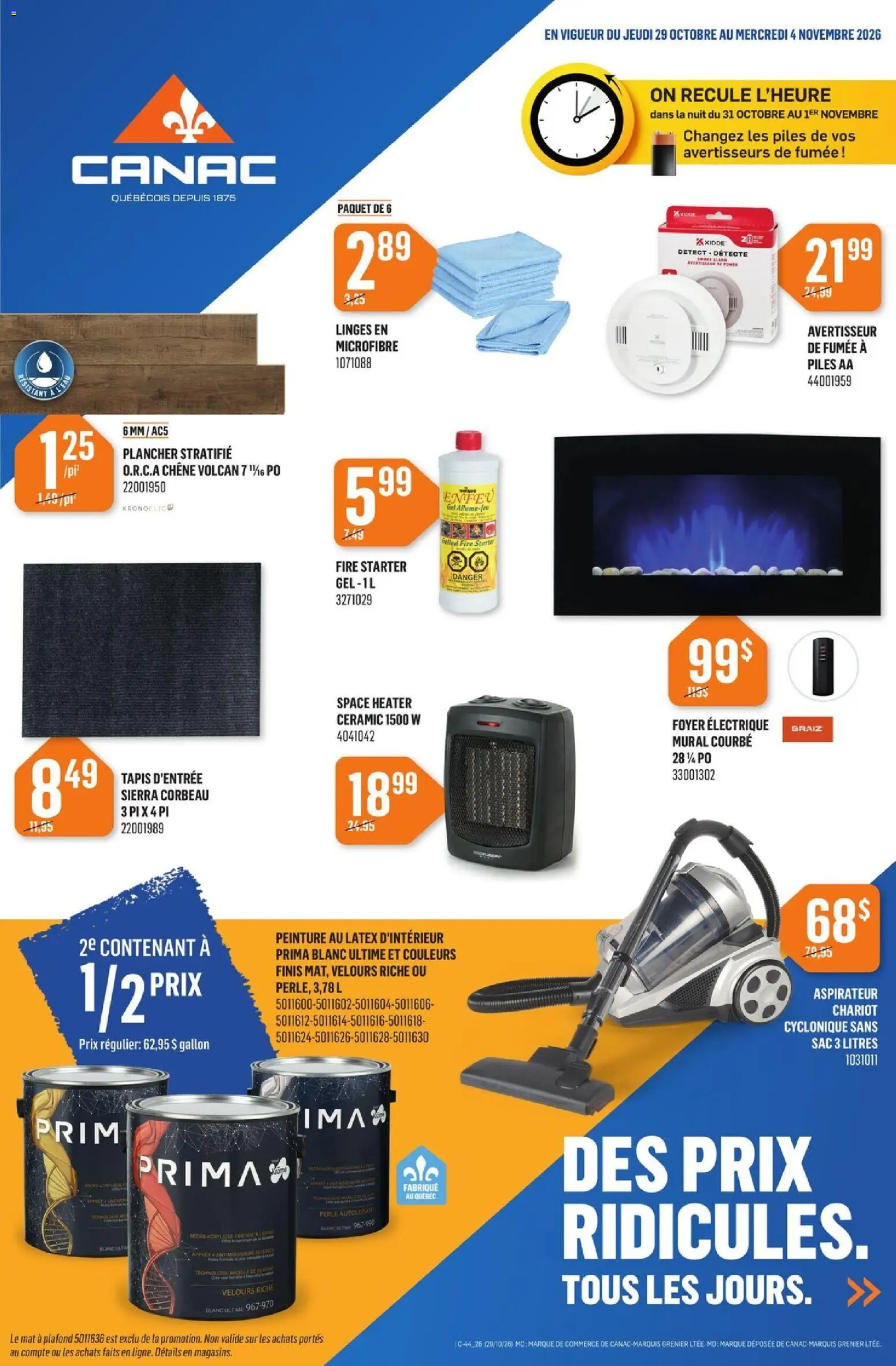 Preview of leaflet Canac circulaire from shop Canac is valid from Oct 29, 2026