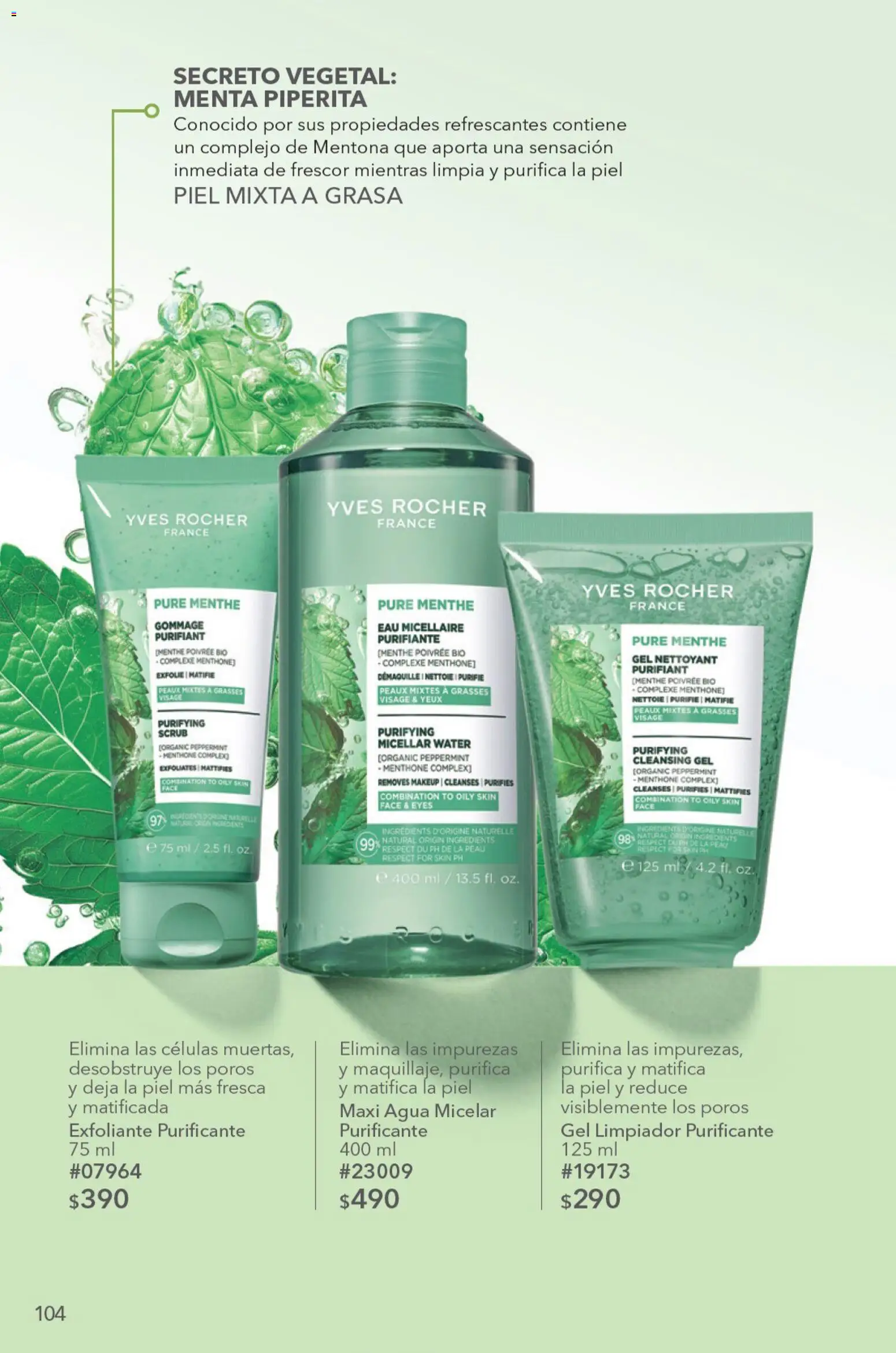 Vista previa las ofertas de la tienda Yves Rocher - Yves Rocher campaña 9 2026 desde el 23/06/2026 - Agua, Agua micelar, Exfoliante, Puré, Limpiador
