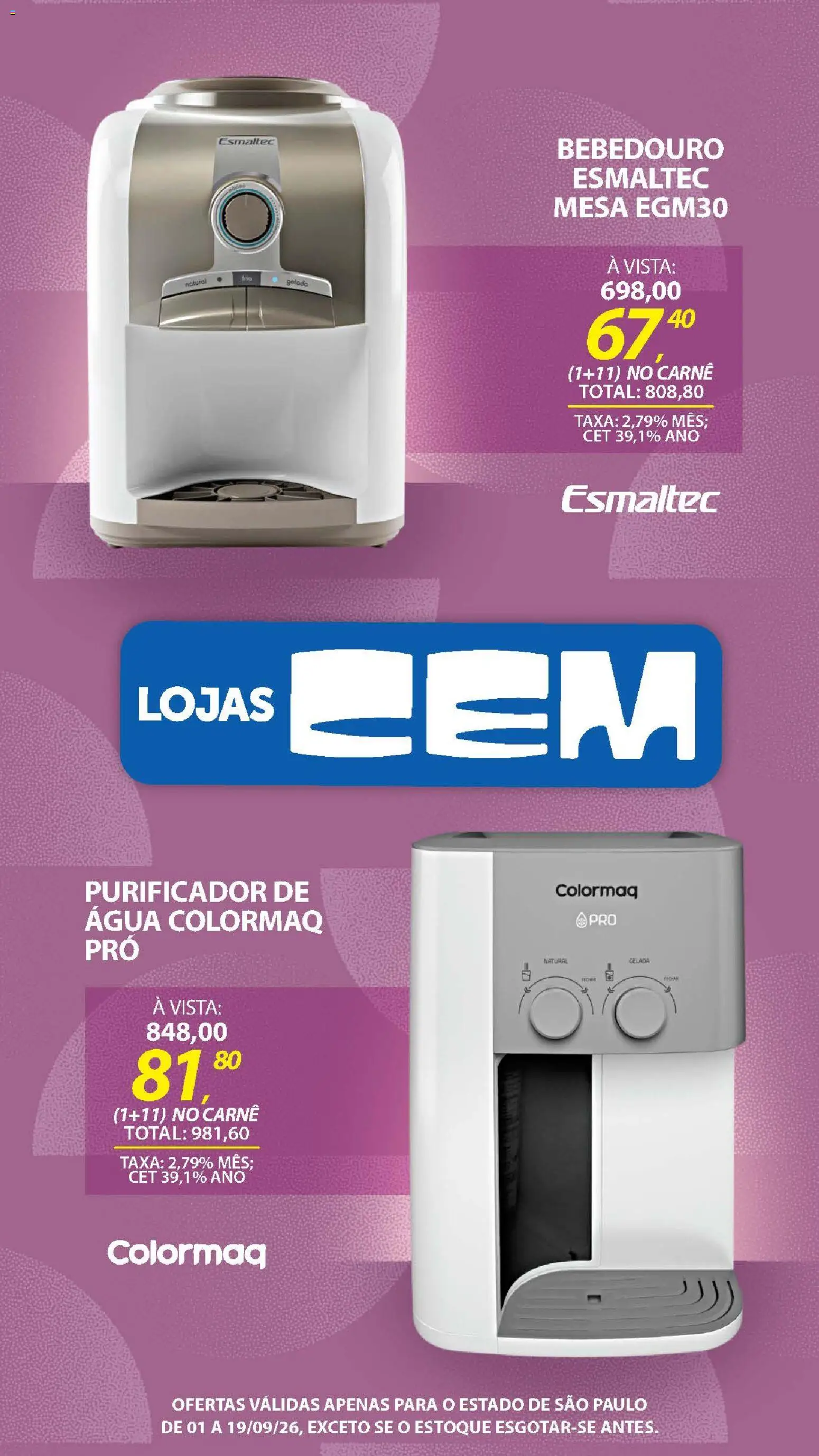 Ofertas Lojas Cem até 19/09/2026. - Página 44