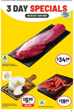 Preview of catalogue IGA 3 Day Specials VIC from shop IGA valid 30/10/2026