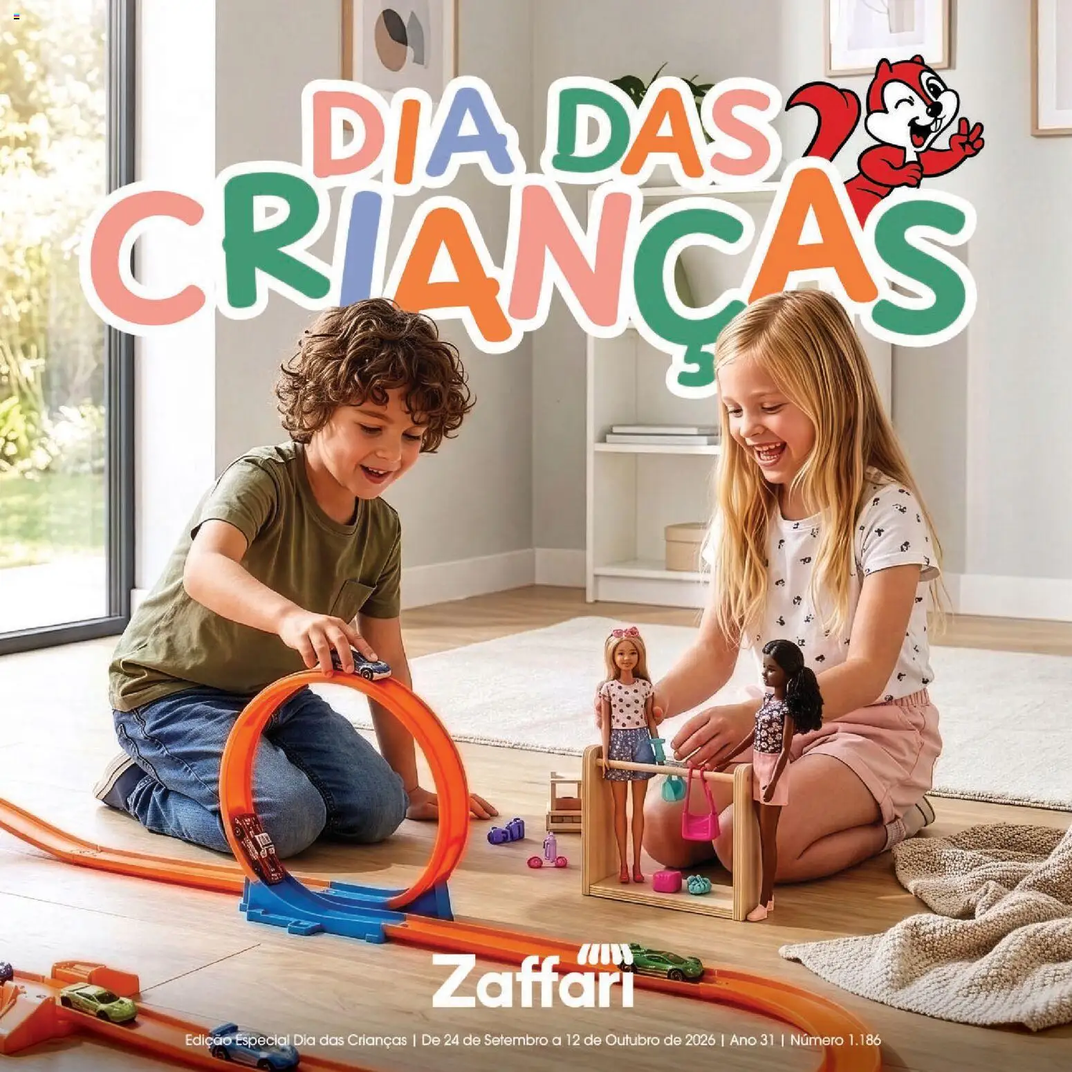 Pré-Visualização do folheto "Zaffari ofertas Dia das Crianças - RS" da loja Zaffari válido a partir de 24/09/2026