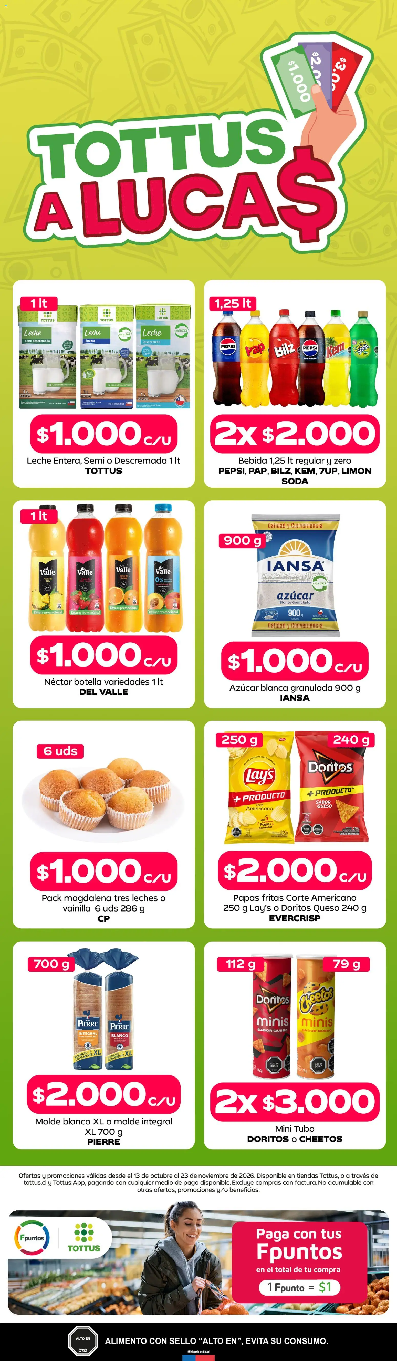 Folleto de la tienda Tottus válido desde el 13.10.2026 