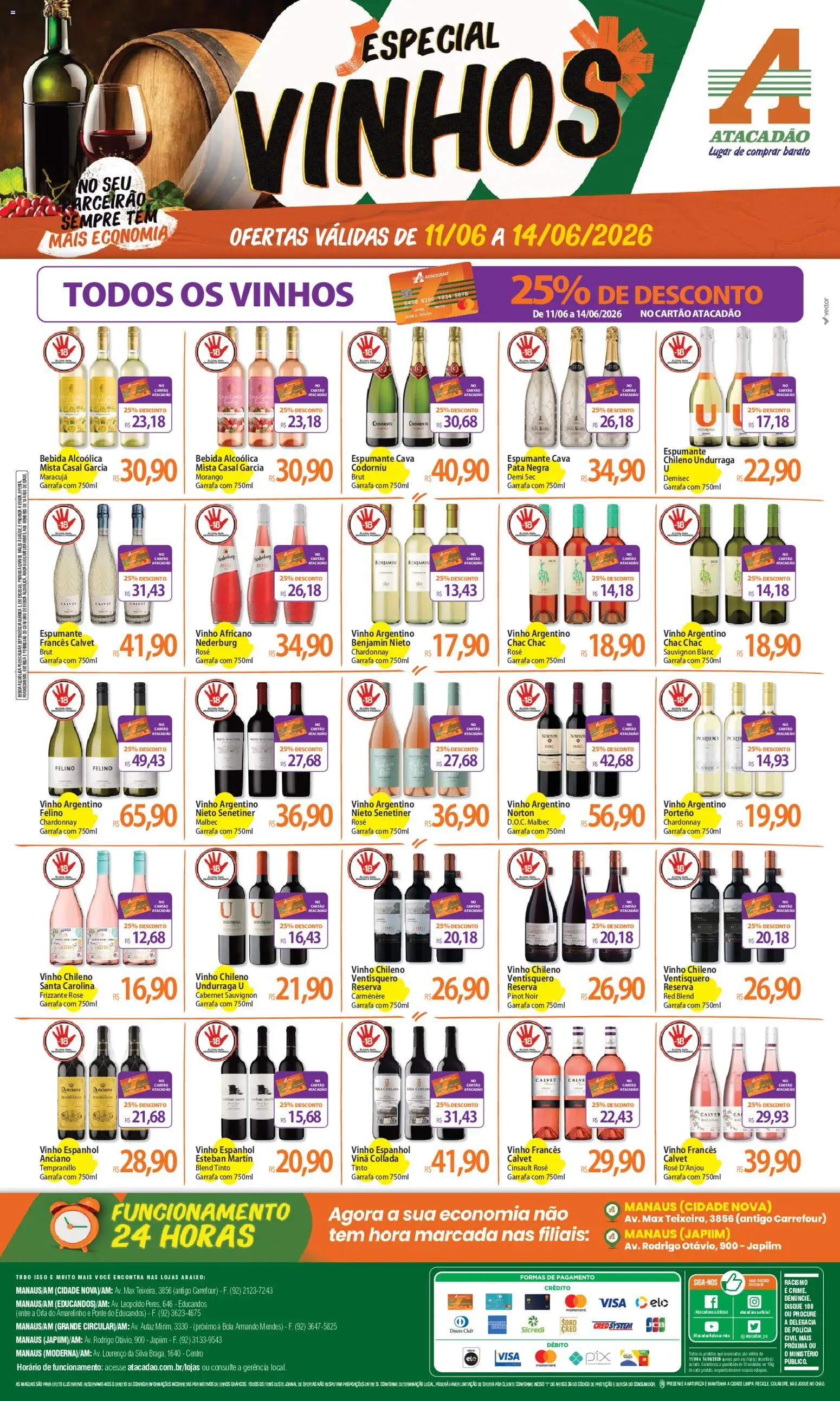 Pré-Visualização do folheto "Atacadão ofertas - AM" da loja Atacadão válido a partir de 11/06/2026