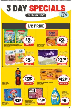 Preview of catalogue IGA 3 Day Specials ACT from shop IGA valid 23/10/2026