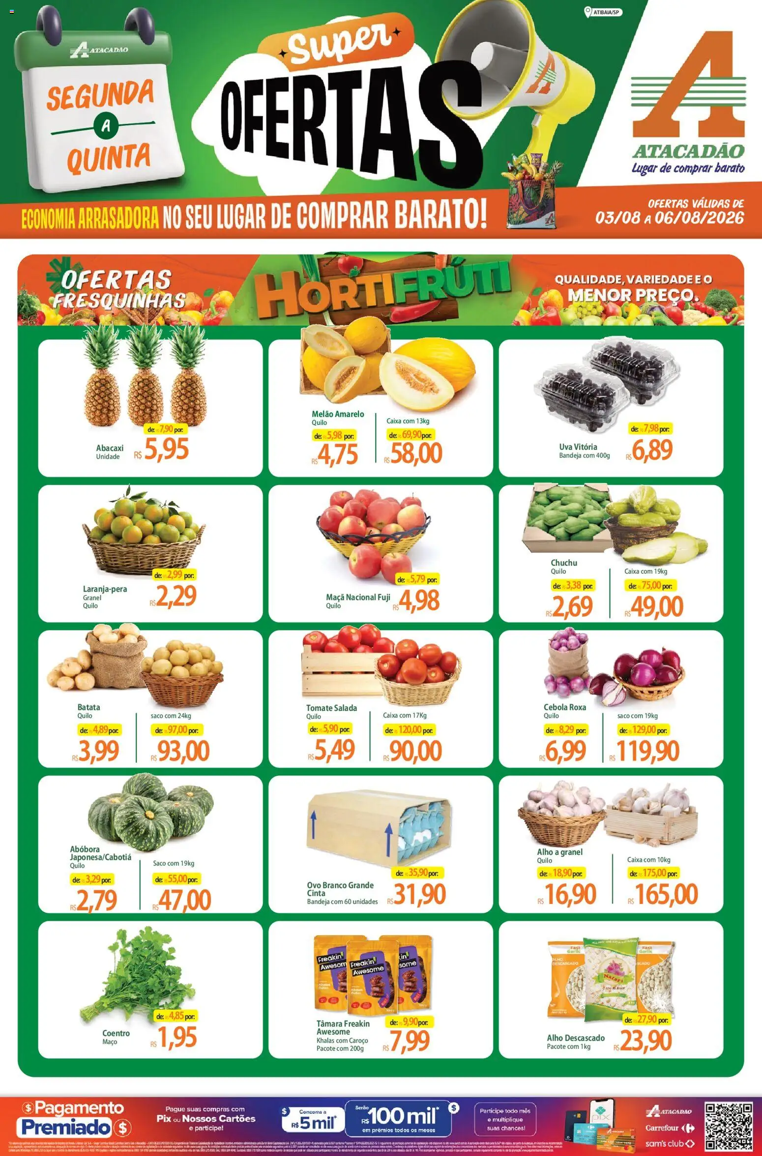 Pré-Visualização do folheto "Atacadão ofertas - SP" da loja Atacadão válido a partir de 03/08/2026