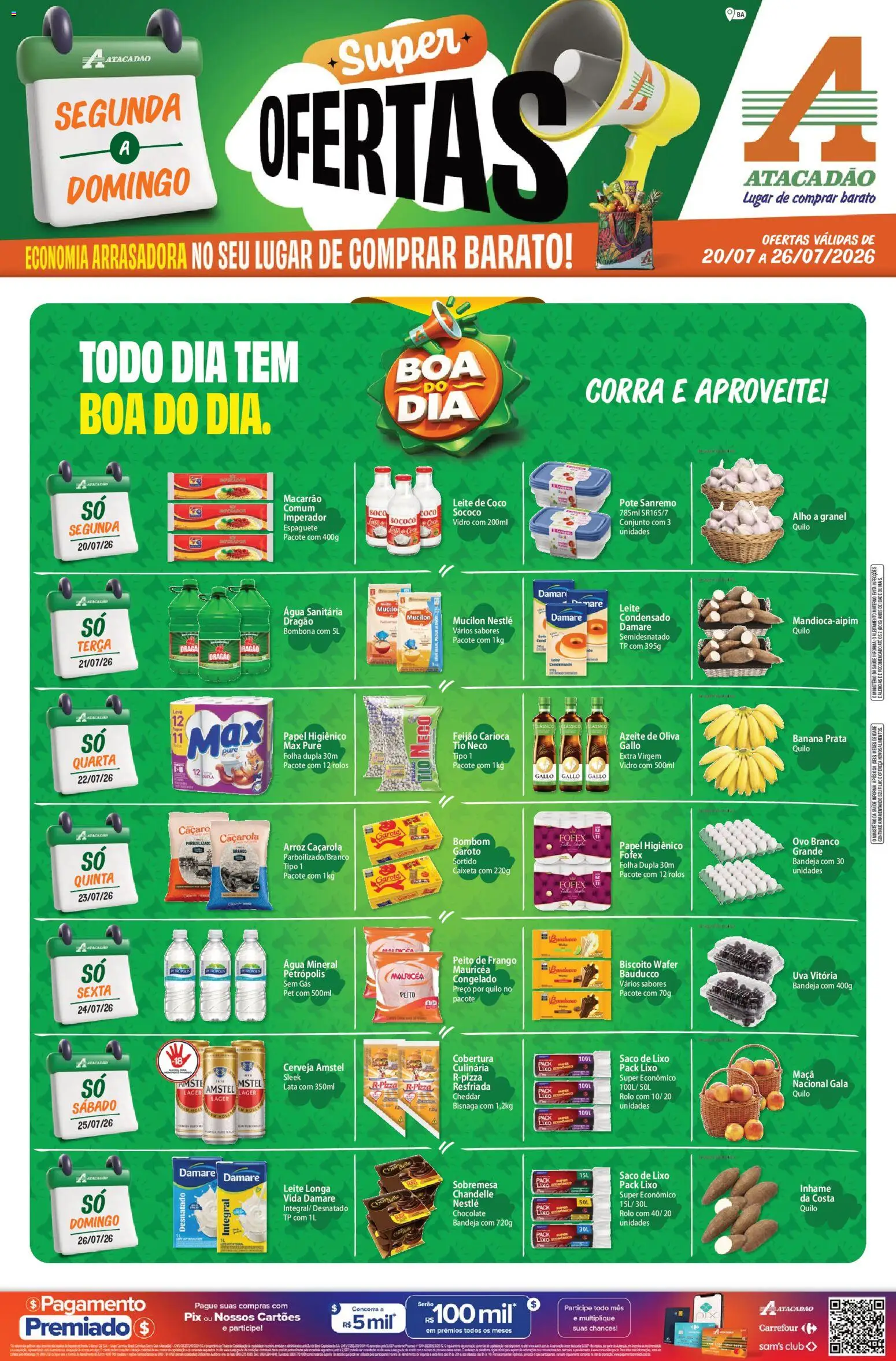 Pré-Visualização do folheto "Atacadão ofertas - BA" da loja Atacadão válido a partir de 20/07/2026