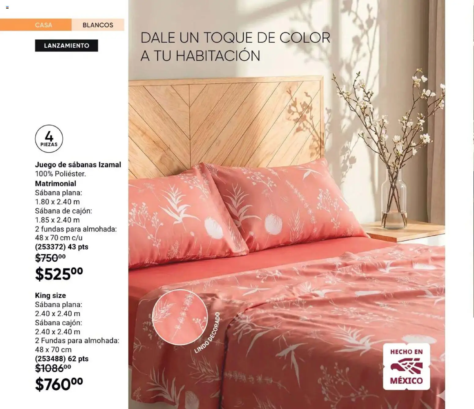 Vista previa las ofertas de la tienda AVON - AVON Casa & Estilo 13 2026 desde el 21/08/2026 - Juego, Almohada, Sabanas