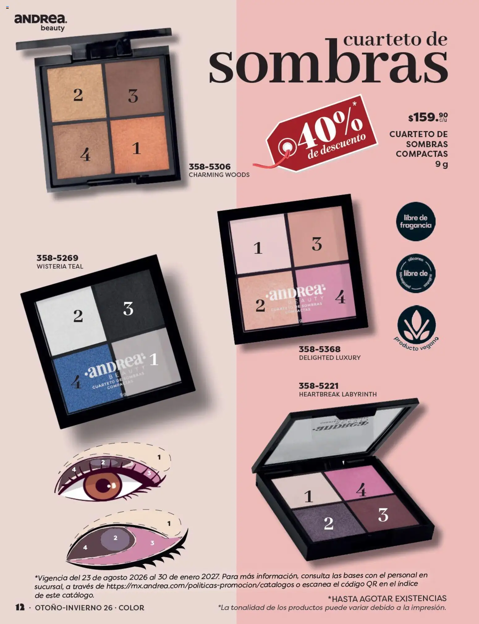 Vista previa las ofertas de la tienda Andrea - Andrea catálogo Beauty desde el 23/08/2026 