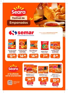 Pré-Visualização do folheto "Semar Supermercado ofertas Seara" da loja Semar Supermercado válido a partir de 08/10/2026