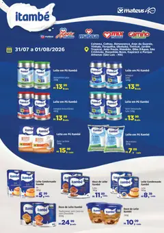 Pré-Visualização do folheto "Mateus ofertas Exclusivo Itambé" da loja Mateus válido a partir de 31/07/2026