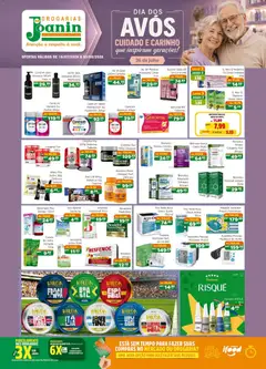 Pré-Visualização do folheto "Supermercados Joanin ofertas Drogaria" da loja Supermercados Joanin válido a partir de 16/07/2026