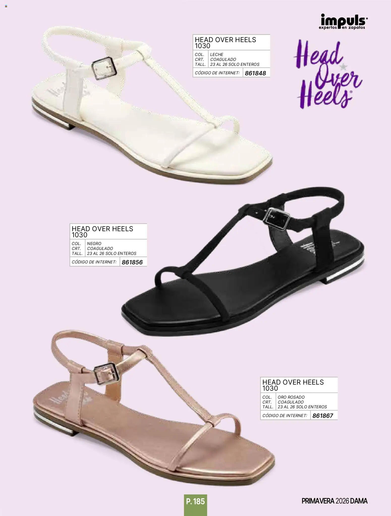 Vista previa las ofertas de la tienda Impuls - Catálogo Primavera desde el 01/01/2026 - Zapatos, Leche