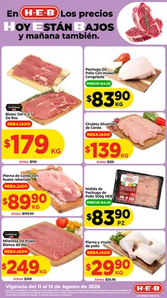 Vista previa las ofertas de la tienda H-E-B - H-E-B folleto Los precios hoy están bajos desde el 11/08/2026 
