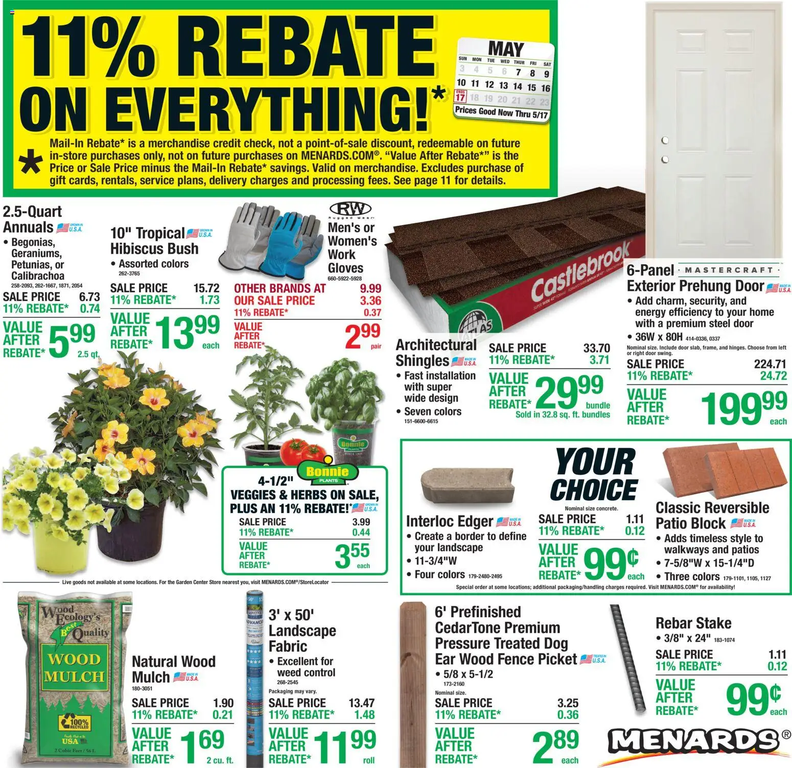 Ad Preview of Menards Weekly Ad from 05/07/2026