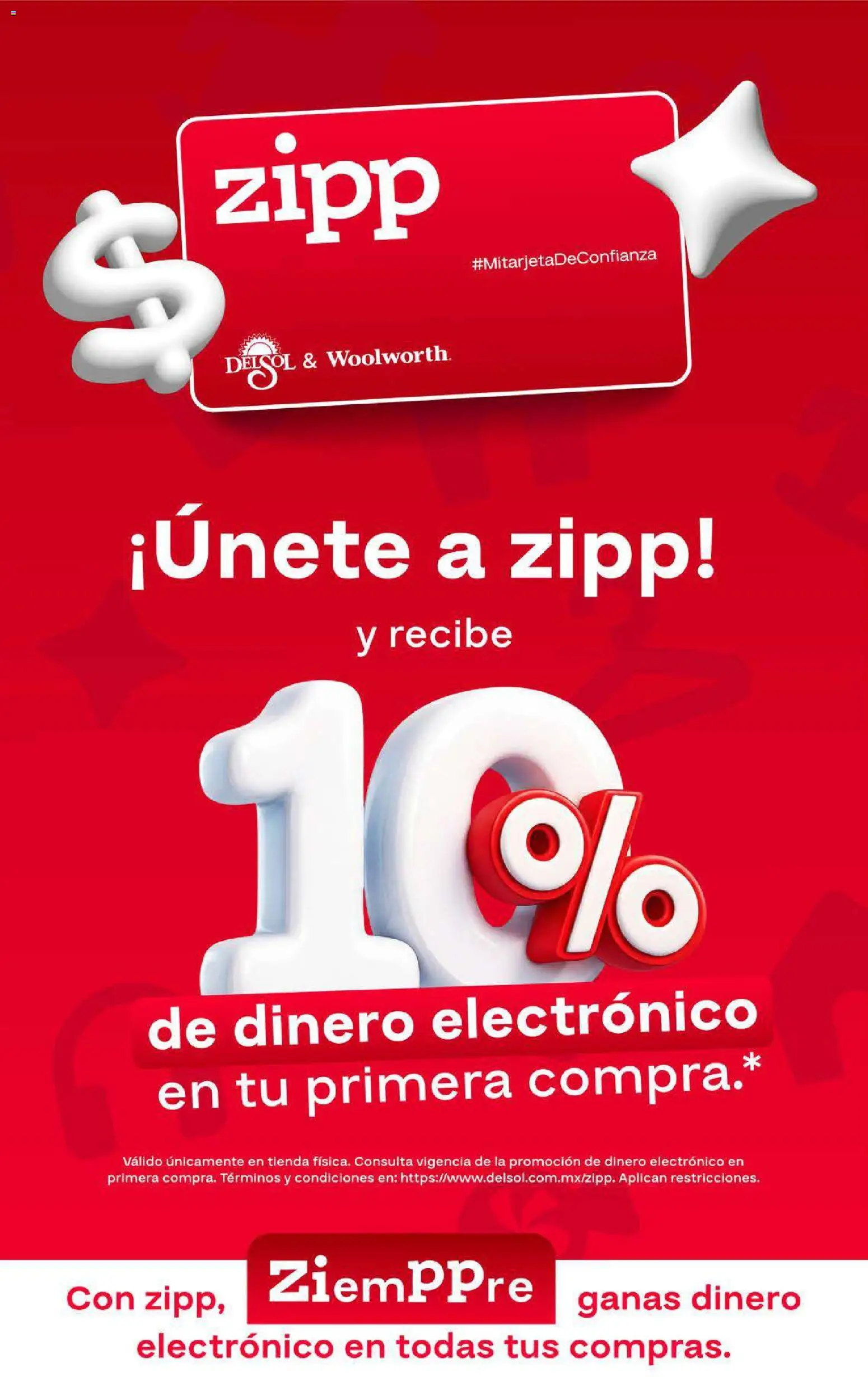 Vista previa las ofertas de la tienda Del Sol y Woolworth - Del Sol y Woolworth catálogo 4 Días de Grandes Promociones desde el 14/08/2026 