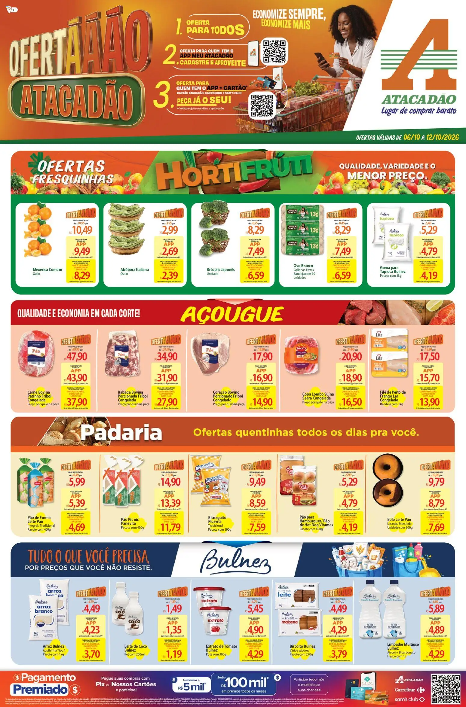 Pré-Visualização do folheto "Atacadão ofertas - CE" da loja Atacadão válido a partir de 06/10/2026