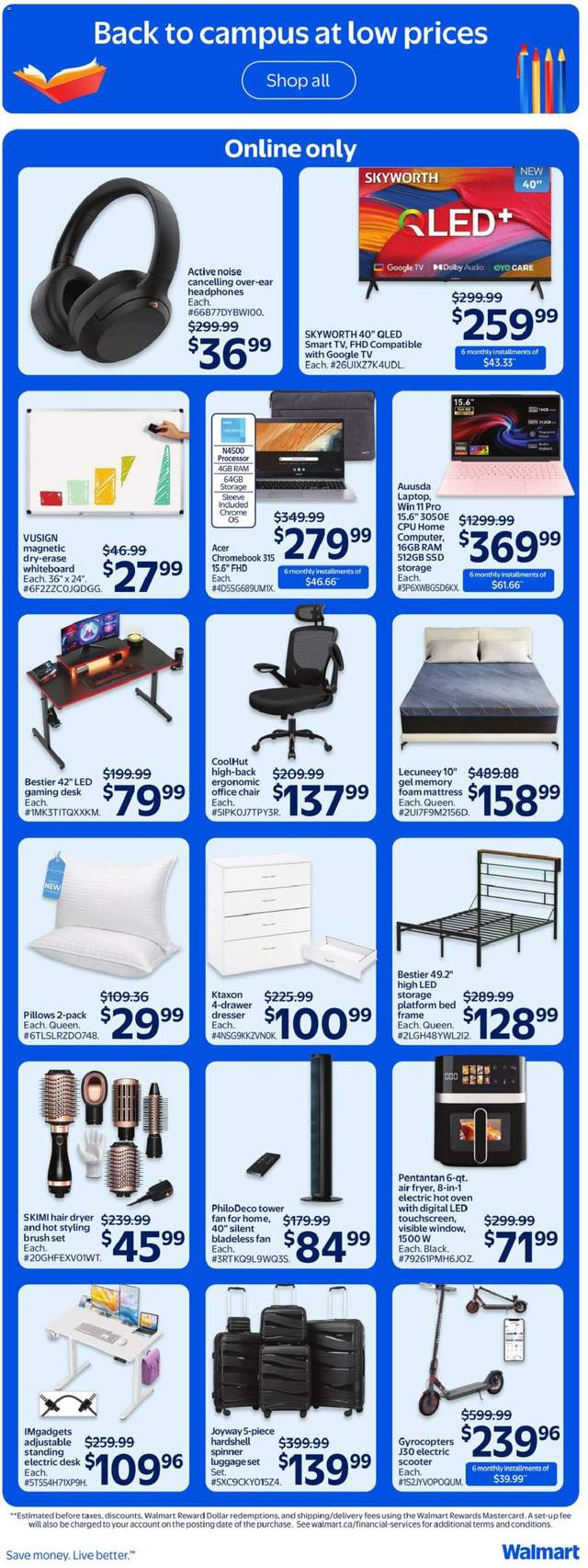 New Walmart flyer from Aug 20