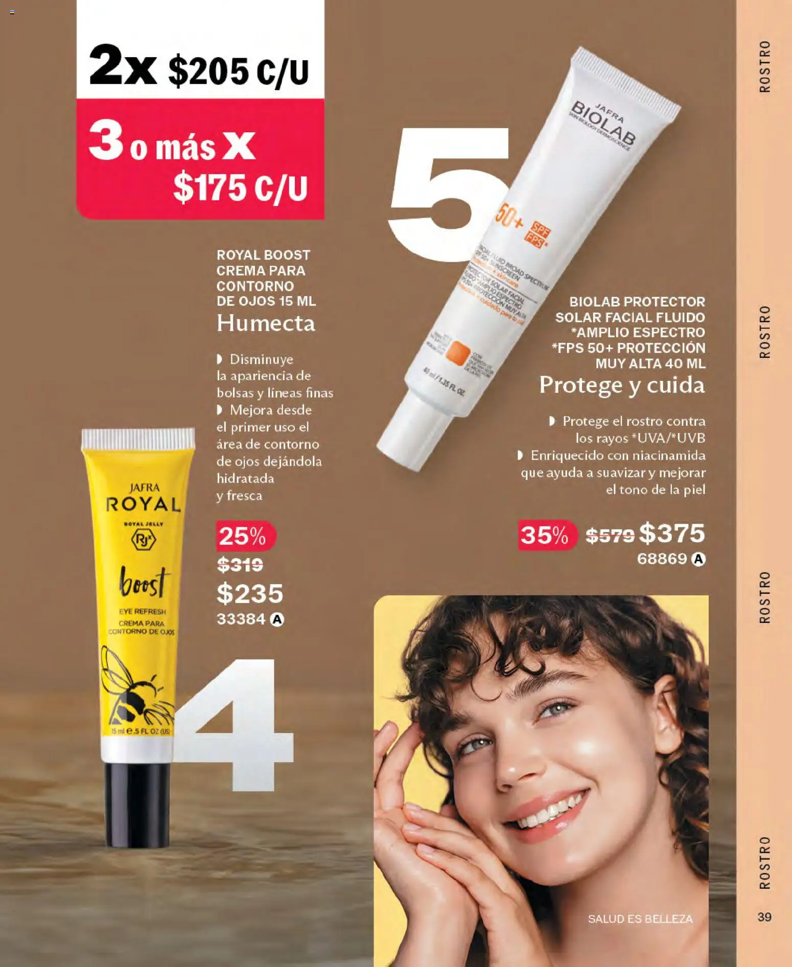 Vista previa las ofertas de la tienda JAFRA - JAFRA catálogo desde el 01/10/2026 - Protector solar, Crema, Contorno de ojos, Contorno