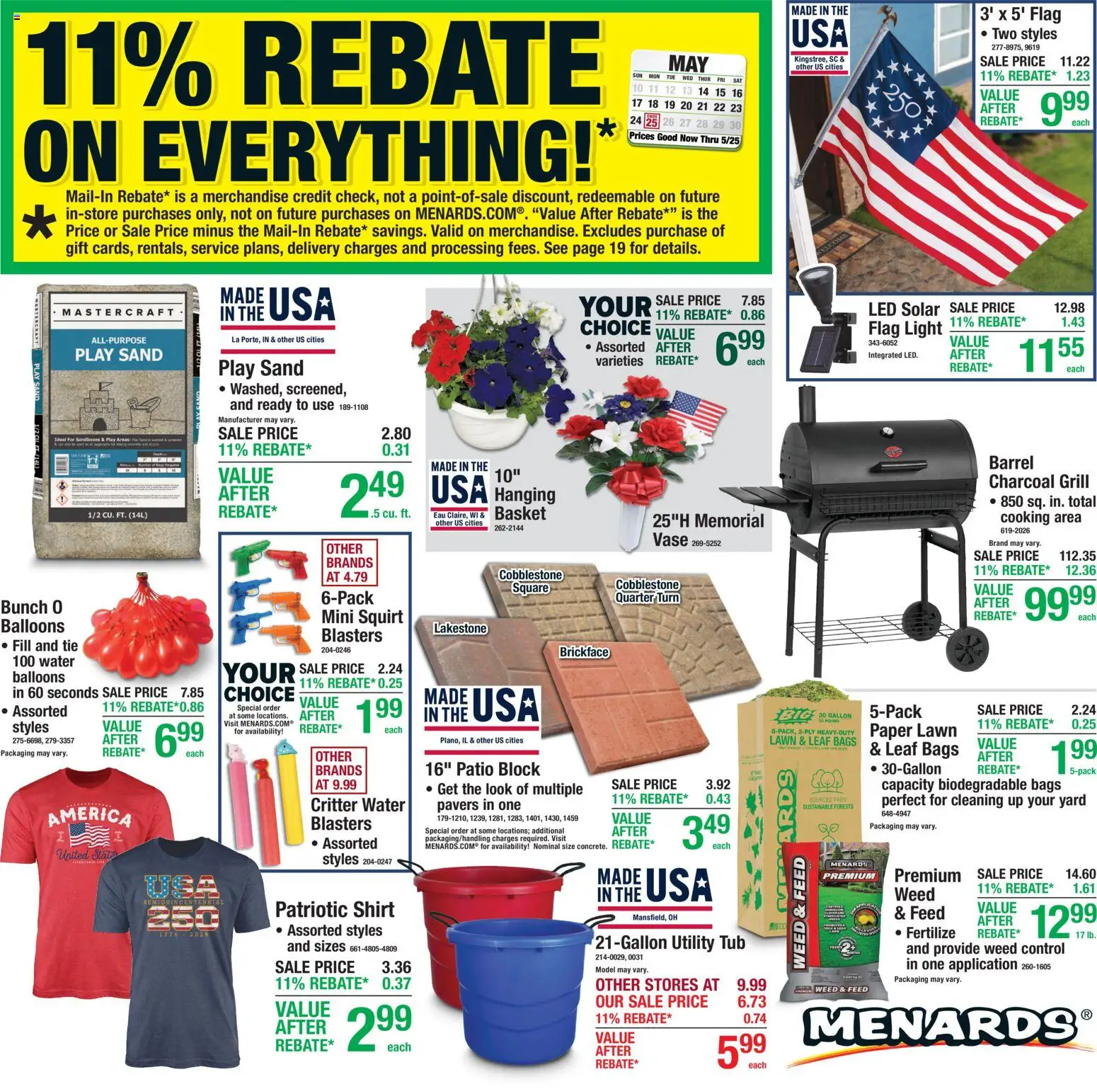 Ad Preview of Menards Menards Weekly Ad from 05/13/2026