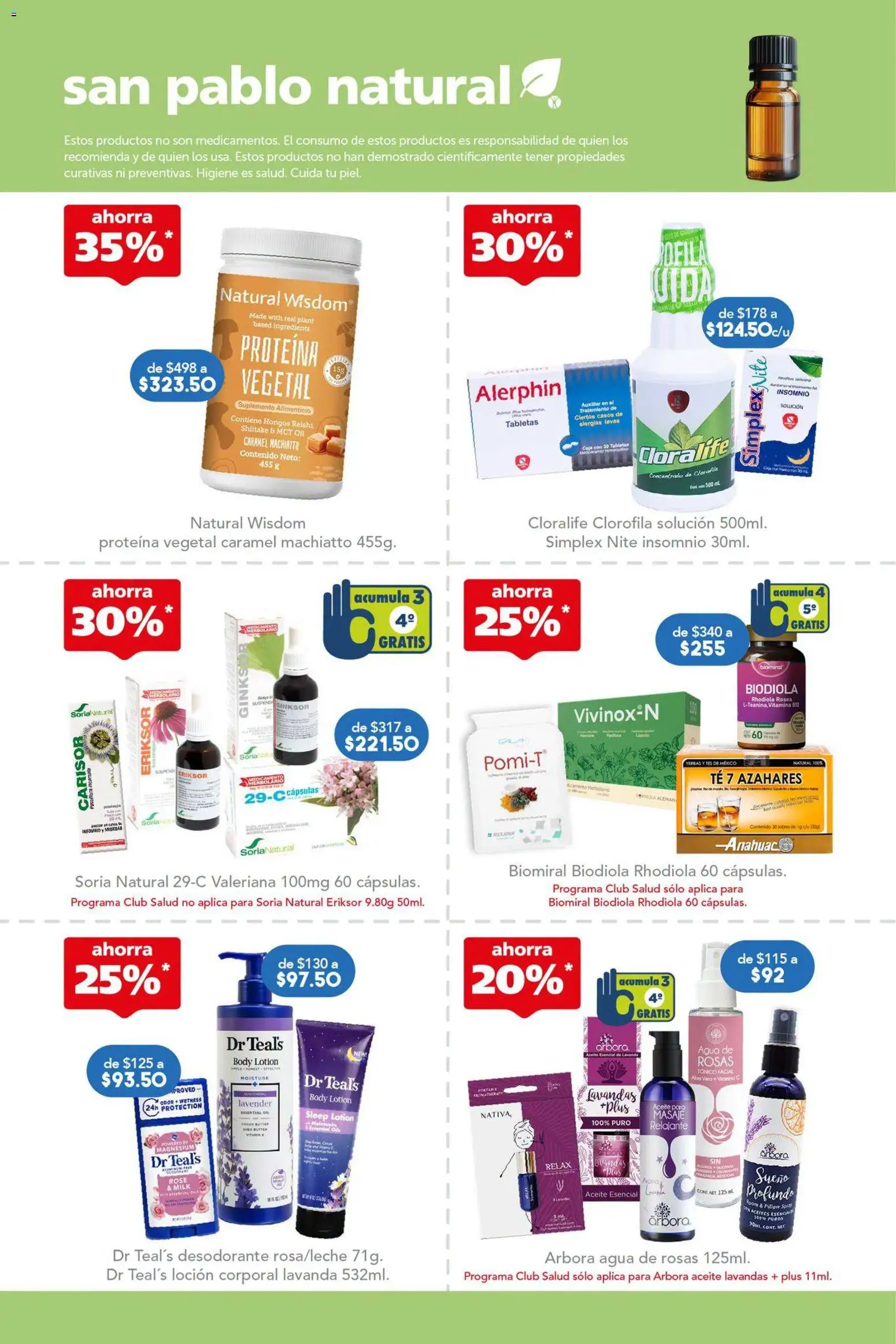 Vista previa las ofertas de la tienda Farmacia San Pablo - Farmacia San Pablo catálogo desde el 25/10/2026 
